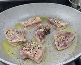 Foto del paso 3 de la receta: Atún tataki con jengibre y wasabi fresco