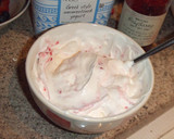 Foto del paso 3 de la receta: Fresas y arándanos con crema, cereales y frutas