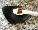 Foto del paso 1 de la receta: Delicia de queso , pesto y anchoita