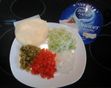 Foto del paso 1 de la receta: Sándwich vegetal con queso 