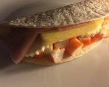 Foto del paso 5 de la receta: Sándwich en pan de fajita con pavo un poco picante 