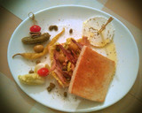Foto del paso 2 de la receta: Sandwich de melva con anchoas y aceitunas