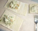 Foto del paso 3 de la receta: Pasteles hojaldrados con mozzarella y nueces