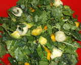 Foto del paso 3 de la receta: Ensalada de rúcula, espinaca, palmito, mango y aguacate (palta)