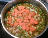 Foto del paso 4 de la receta: Habas con guisantes al Pedro Ximénez y pan frito