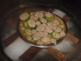 Pepino chino relleno