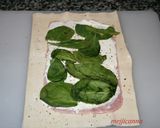 Foto del paso 3 de la receta: Rollitos de queso, jamón y espinacas