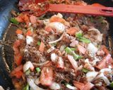 A picture of step 3 of Venison Machaca.