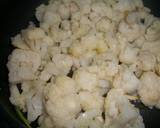 Foto del paso 1 de la receta Tortilla de coliflor con ajos tiernos