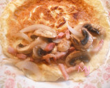 Foto del paso 4 de la receta: Omelette de champiñones y cebolla