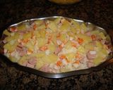 Foto del paso 4 de la receta: Ensalada de arroz, embutido de pavo, langostinos, piña y otros frutos