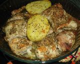 Foto del paso 4 de la receta: Conejo y patatas al horno (dieta)