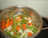 Foto del paso 1 de la receta: Menestra de verduras con jamón