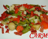 Foto del paso 3 de la receta: Menestra de verduras con jamón