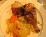 Foto del paso 8 de la receta: Pollo asado con patatas panaderas