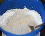 Hình bước làm 2 của món Bánh crepe nhân dừa Malaysia