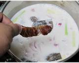 ต้มกะทิปลาสลิดกับใบมะขามอ่อน วิธีทำสูตร 5 รูป