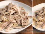 Cháo gà rau củ 
