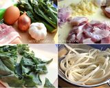 Hình bước làm 1 của món Phở xào kiểu Thái 