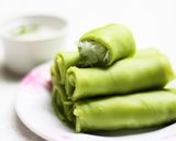 Hình bước làm 12 của món Bánh crepe nhân dừa Malaysia