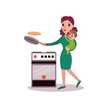 Mamá en la cocina