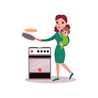 Mamá en la cocina