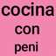 cocina con peni