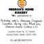 Meerah's Home Bakery 